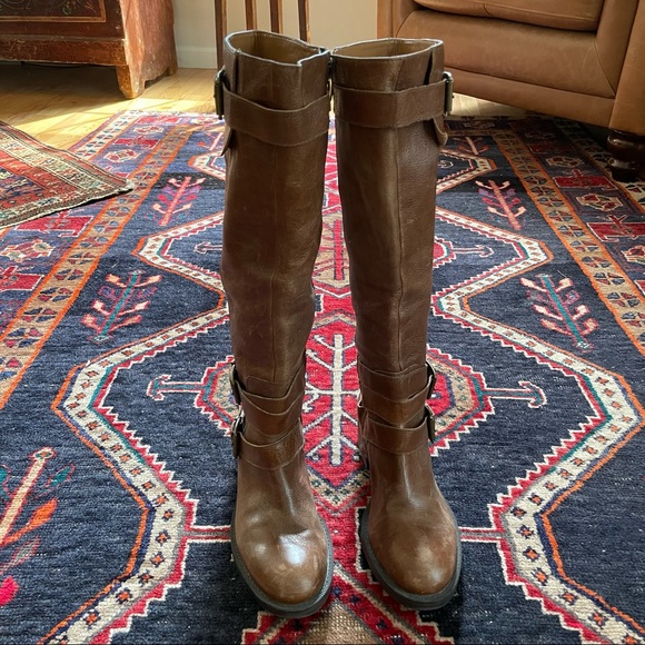 Enzo Angiolini Brown Leather Boots 